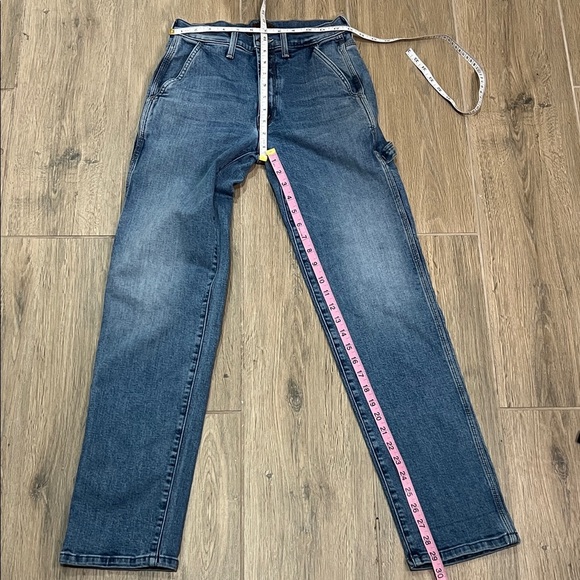 MOTHER Jeans High Waisted Utility So Long Carpenter Wide Straight Boyfriend - Picture 8 of 17